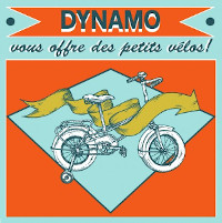 Affiche don de petits vélos Dynamo