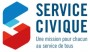 Logotype et slogna Service civique
