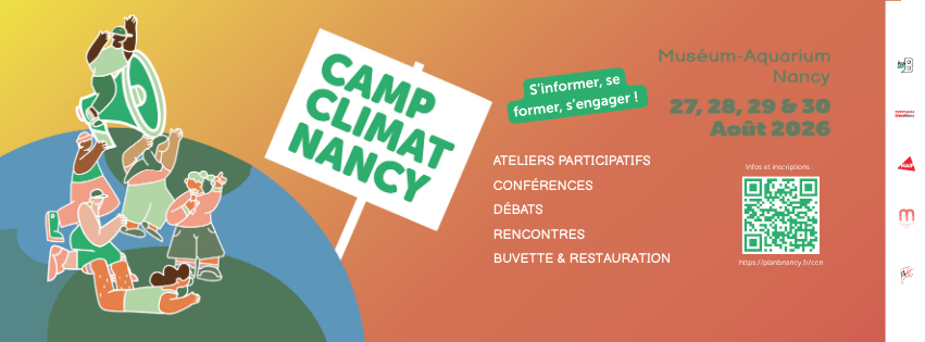 Bannière Camp Climat Nancy 2026