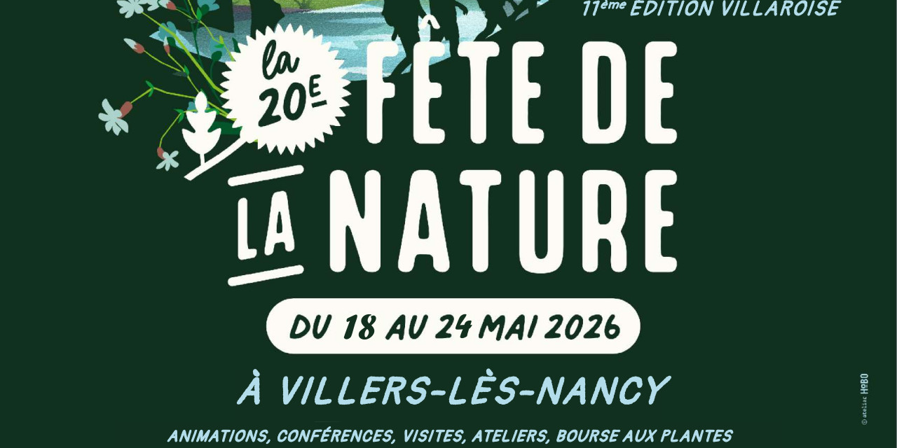 Bannière de l'événement Fête de la Nature de Villers-lès-Nancy mai 2026